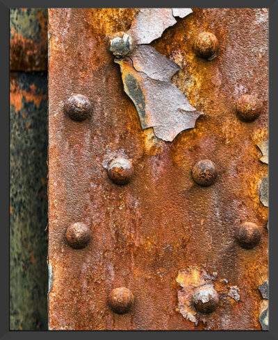 Rust, Peeling Paint, and Rivets.