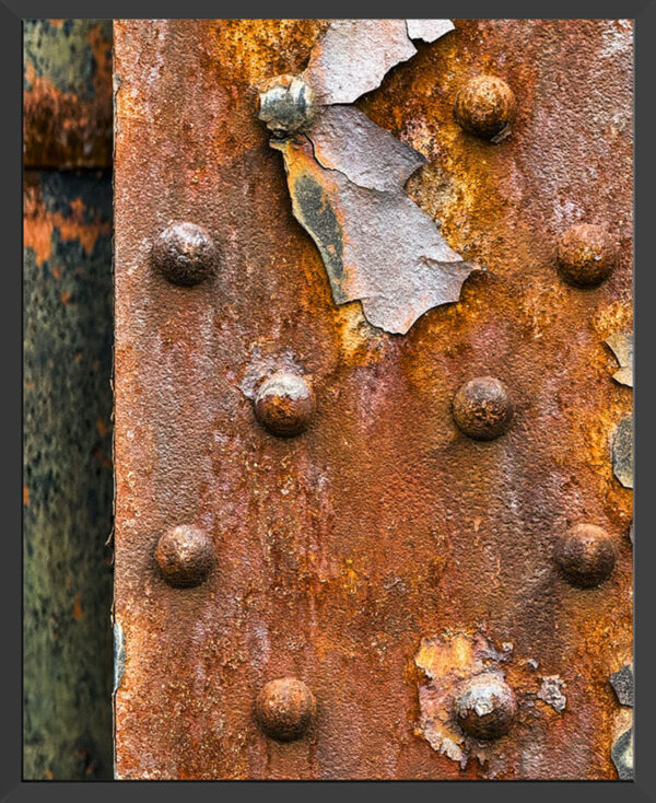 Rust, Peeling Paint, and Rivets.
