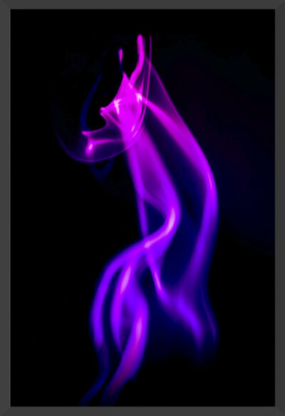 Eeire smoke streams forming a mask like face.